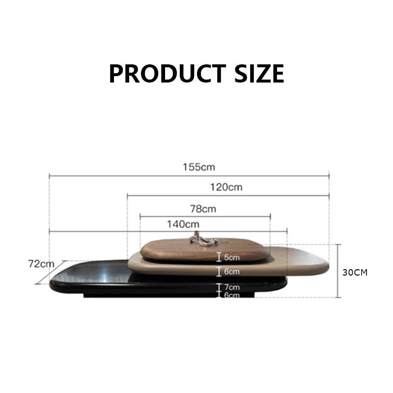 The Ovula 3 Layer Coffee Table