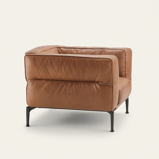 The Open Wing Leather Armchair