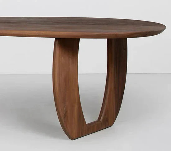 'Silent Wind' Walnut Dining Set