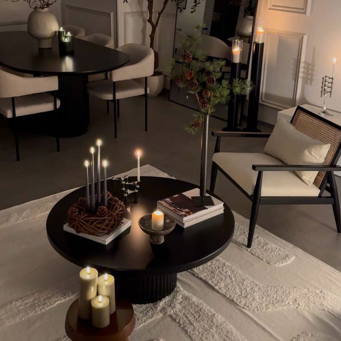 Wilson Noir Living Room Set