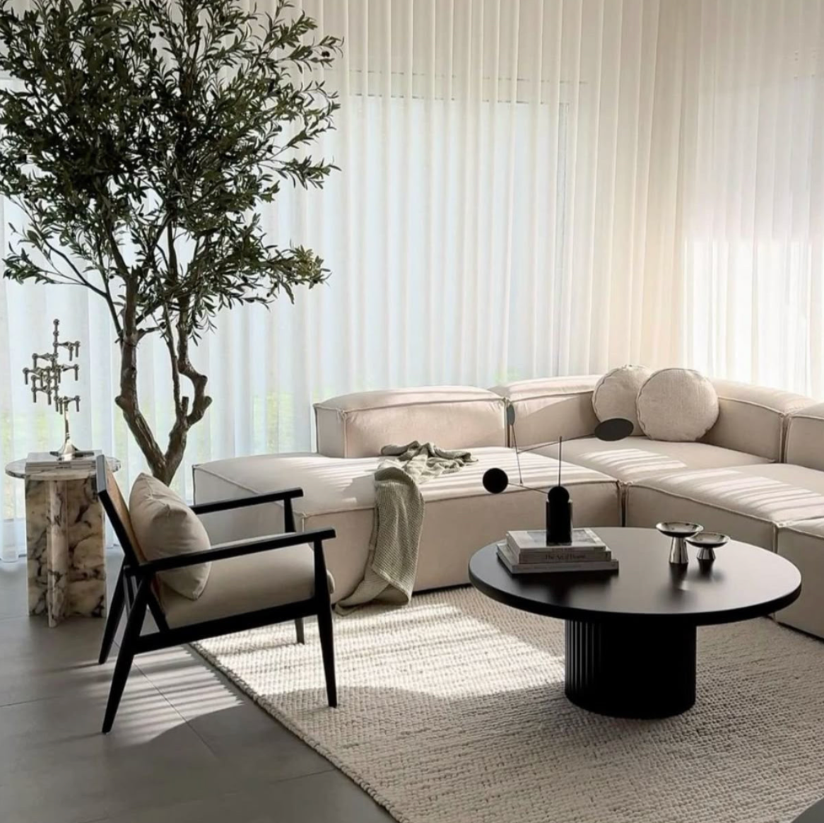 Wilson Noir Living Room Set