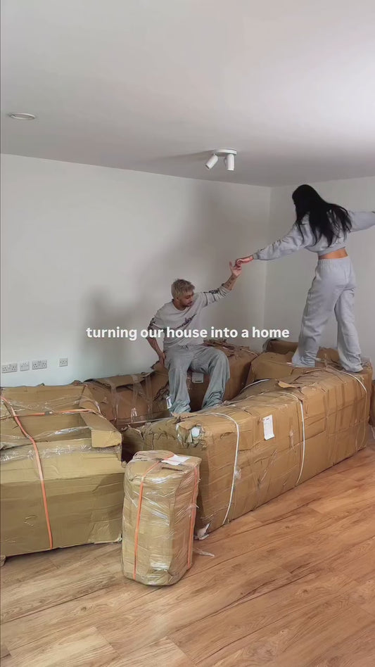 The Frosted L-Shaped Sofa